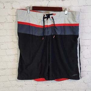 Men's Speedo swim trunks, size Large